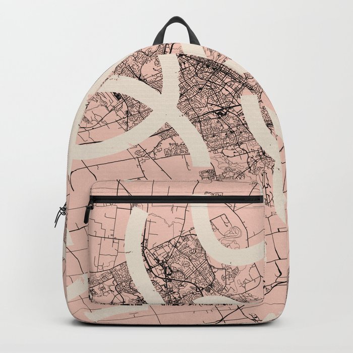 Canada - Kitchener MAP - Artistic City Drawing Backpack