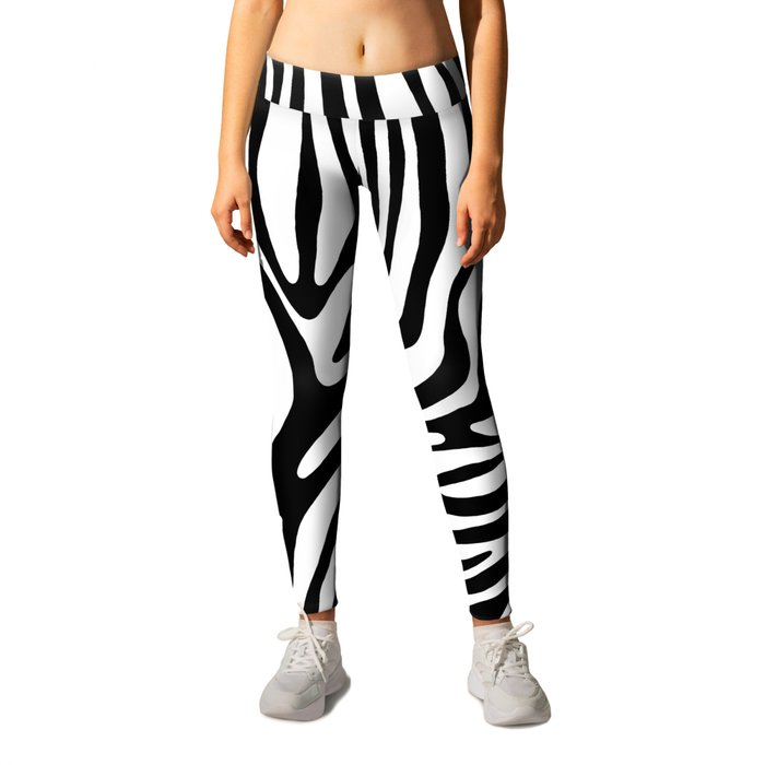 Animal print. Zebra/Tiger ornament. Seamless pattern. Leggings