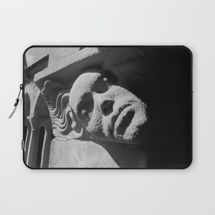 Face from Iona Abbey Laptop Sleeve
