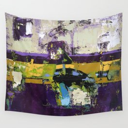 Controversy Prince Deep Purple Abstract Painting Modern Art Wall Tapestry