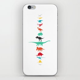 The Dinosaur lineup iPhone Skin