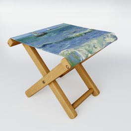 Vincent van Gogh "The Sea at Les Saintes-Maries-de-la-Mer" Folding Stool