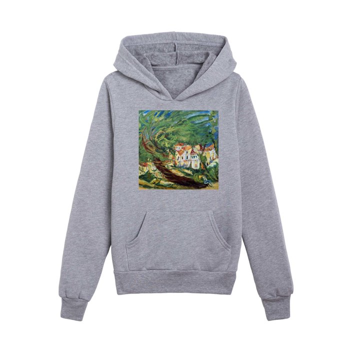 Chaim Soutine - Leaning Tree Kids Pullover Hoodie