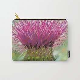 Carduus Carry-All Pouch | Painting, Pintura, Pink, Pastelseco, Carduus, Green, Andreiafigueiredo, Softpastel, Corderosa, Pastel 