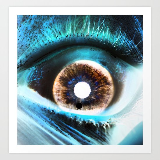 EYE AM Sci Art Print