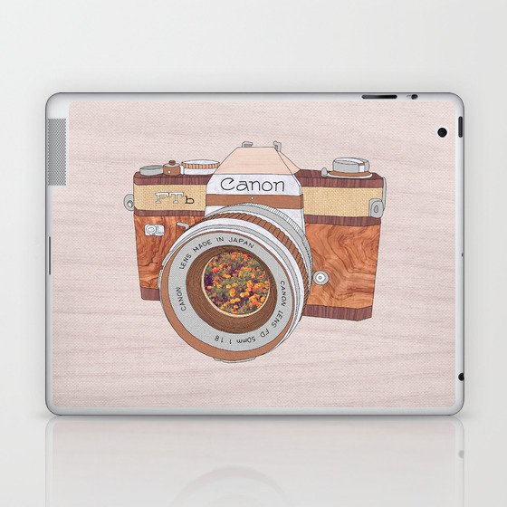 WOOD CAN0N Laptop & iPad Skin