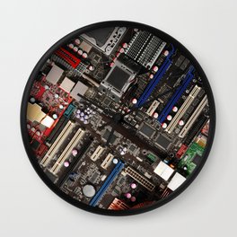 Computer motherboard Wall Clock