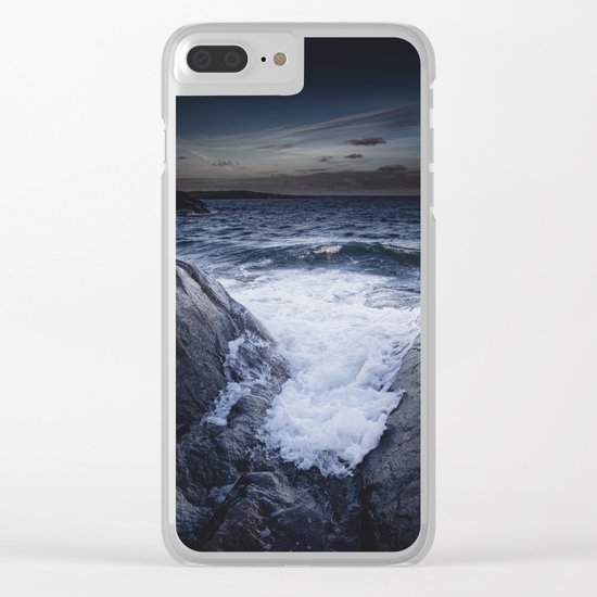 Crashing memories Clear iPhone Case
