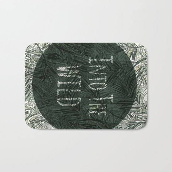 into the wild *palms Bath Mat