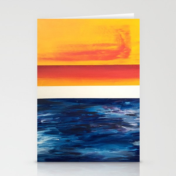 Abstract (Sun/Water) Stationery Cards