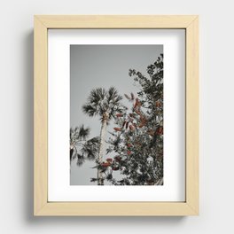 gray sun Recessed Framed Print
