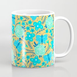 Trendy beautiful seamless floral pattern Mug