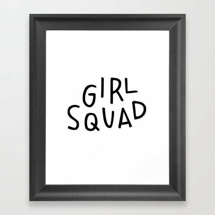 Girl Squad Framed Art Print