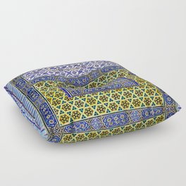 Ceramics of the Dome of the Rock Mosque Floor Pillow