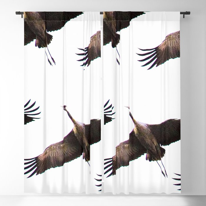 Cranes in flight #decor #society6 #buyart Blackout Curtain