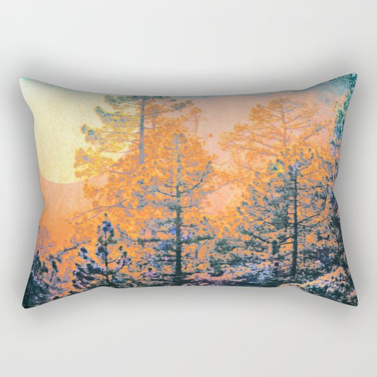 Sunrise Forest Rectangular Pillow