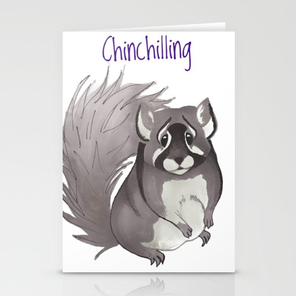 Chinchilling Stationery Cards