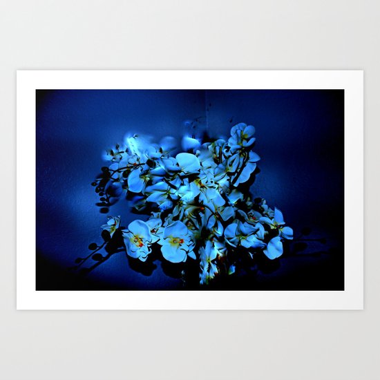 JAZZY BLUES Art Print