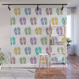 Flip Flop Wall Murals For Any Decor Style Society6