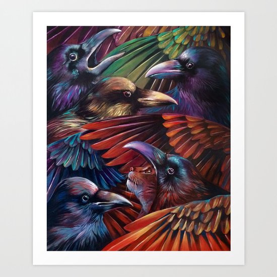 One of the Gang Art Print