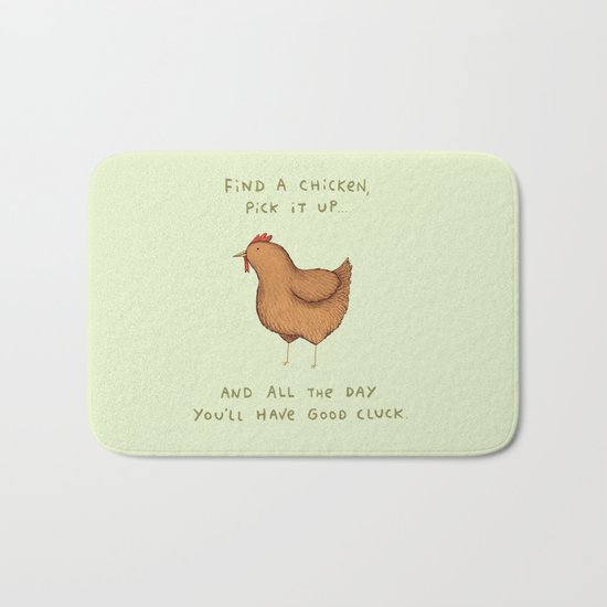 Good Cluck Bath Mat