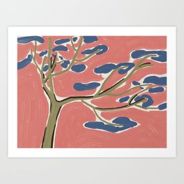 Bonsai tree fine art painting Art Print