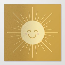 Here Comes the Sun Canvas Print