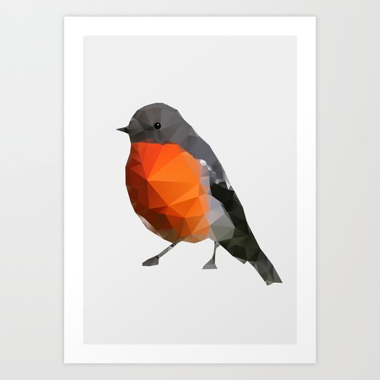 Geo - Robin Art Print
