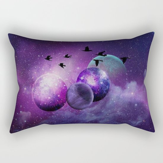 Space birds Rectangular Pillow