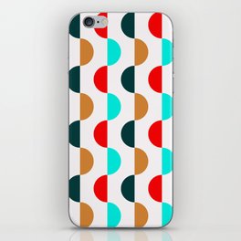 Abstract Geometric Christmas Pattern 09 iPhone Skin