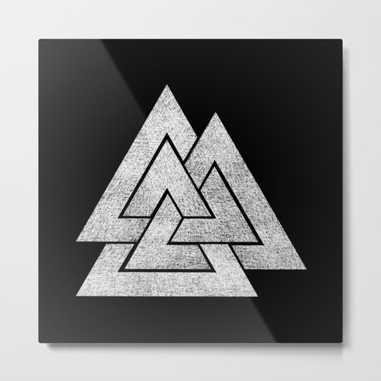 Valknut Metal Print