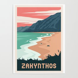 Zakynthos vacation poster Poster