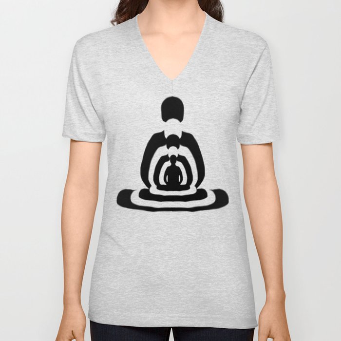 meditation V Neck T Shirt