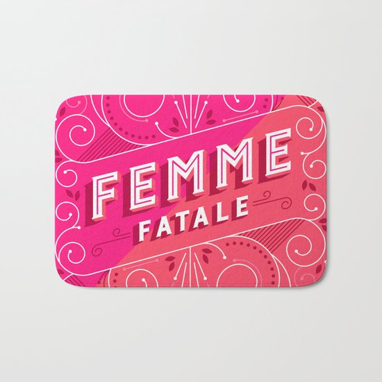 Femme Fatale Bath Mat