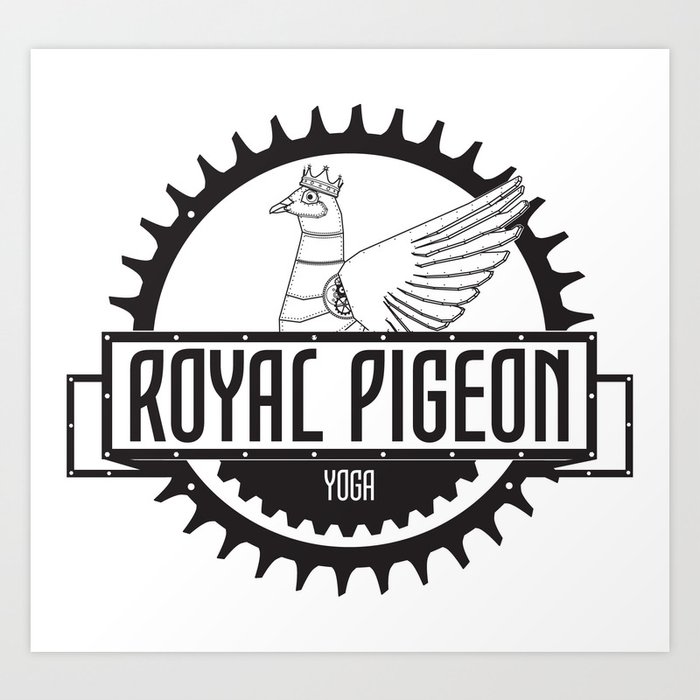 The Royal Pigeon Art Print