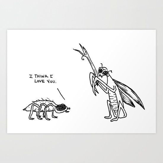 Love Bugs. Art Print