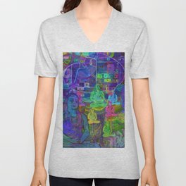 SPACED OUT Unisex V-Neck