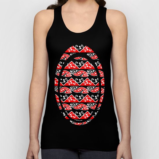 Kowhaiwhai Traditional Maori Koru Pattern Unisex Tank Top