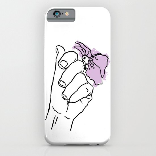 A Hand with a Butterfly iPhone & iPod Case