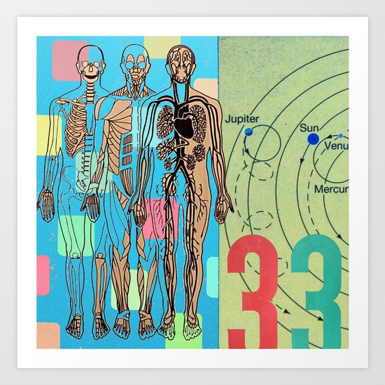 disappearing act Art Print