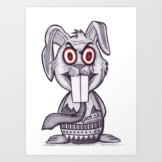 Easter BUNNY Art Print
