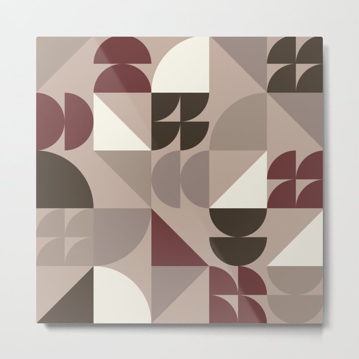 Geometrical modern classic shapes composition 24 Metal Print