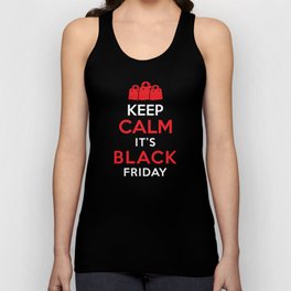 Black Friday Shopping Saying Unisex Tank Top