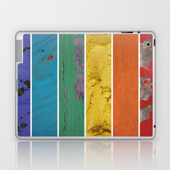 texture rainbow Laptop & iPad Skin