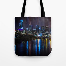 Philly Skyline Glowing Tote Bag