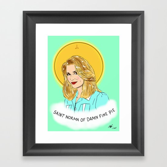St. Norma Framed Art Print