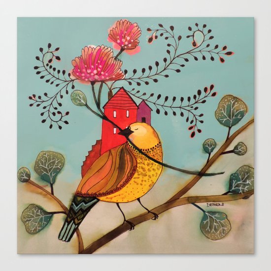 partout chez moi Canvas Print