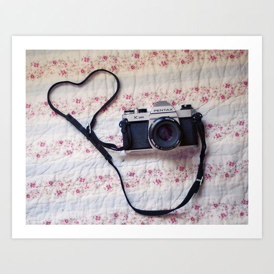 Camera Love Art Print