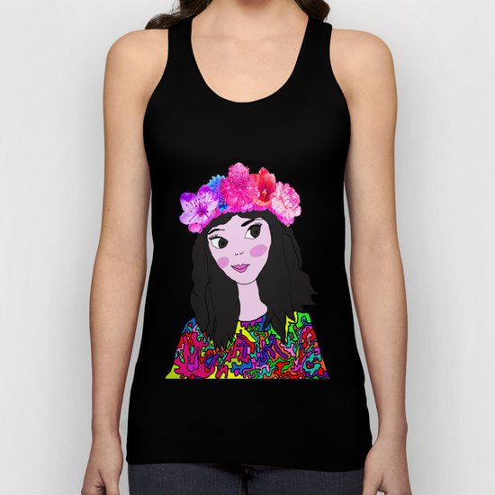 Spring in the Heart of Winter | Kids Painting Unisex Tank Top
