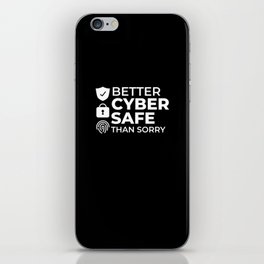 Cyber Security Analyst Engineer Computer Training iPhone Skin